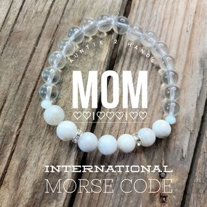 Morse Code MOM Bracelet
